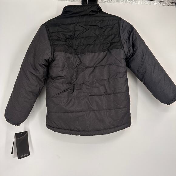 Swiss Alps Boys Reversible Jacket Grey & Black Zip Up New with tags Size 5/6 - Picture 7 of 7